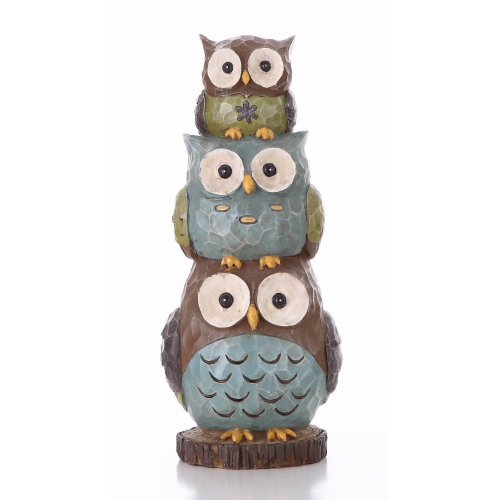 Hi-Line Gift Ltd Stacked Owls