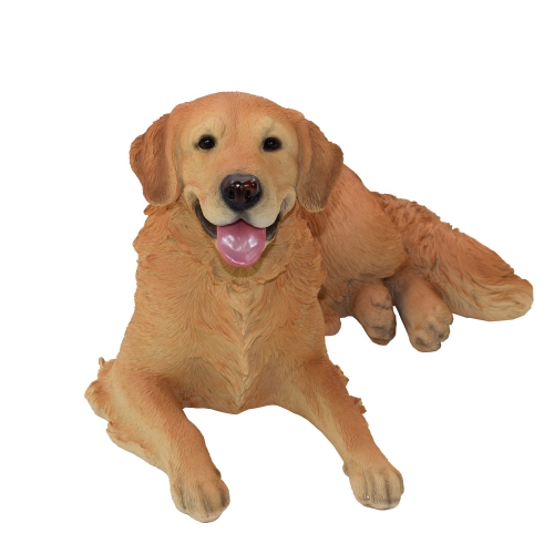 HI-LINE GIFT LTD  Golden Retriever Lying Down Garden Statue