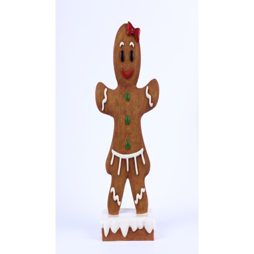 HI-LINE GIFT LTD  Gingerbread Girl Garden Statue(Hi-Line Exclusive)