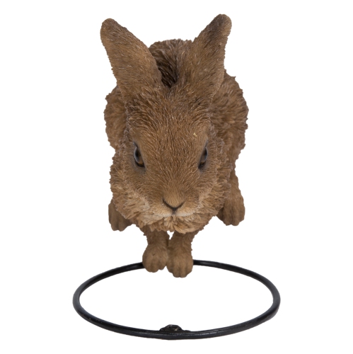 HI-LINE GIFT LTD  Hare Cub Jumping Garden Statue
