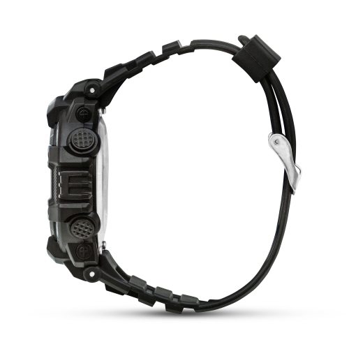 Mens Digital Sports Watch, 48mm Large Face Digital Chronograph, Resin Strap, Military Time 12H/24H, Light Up, Alarm, Stopwatch, Water Resistant