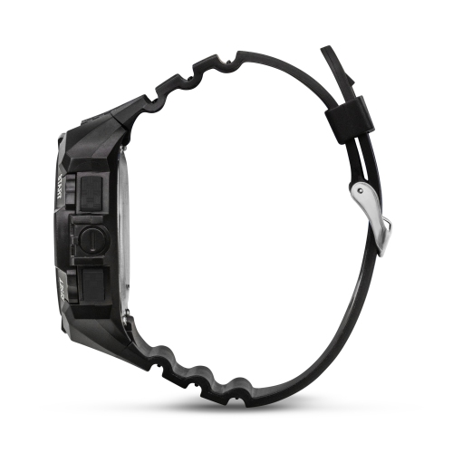 Mens Digital Sports Watch, 50mm Large Face Digital Chronograph, Resin Strap, Military Time 12H/24H, Light Up, Alarm, Stopwatch, Water Resistant