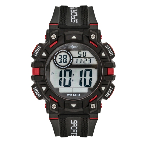 Mens Digital Sports Watch, 51mm Large Face Digital Chronograph, Resin ...