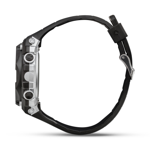 Mens Digital Sports Watch, 44mm Large Face Digital Chronograph, Resin Strap, Military Time 12H/24H, Light Up, Alarm, Stopwatch, Water Resistant