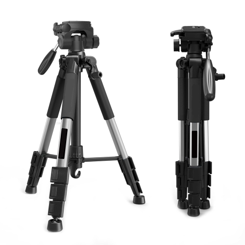 Camera Tripod Stand 55 Inch with Universal Phone Holder Carry Bag Aluminium Frame - axGear