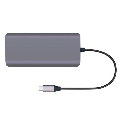 USB C Hub 8-in-1 VGA Gigabite RJ45 SD/TF USB HUB AUDIO HDMI PD Multiport - axGear