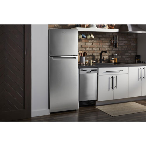 Whirlpool 25" 12.9 Cu. Ft. Top Freezer Refrigerator - Stainless Steel