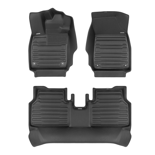 Image 1 de 10.. Tuxmat - pour les modèles Volkswagen ID.4 2021-2022 - Tapis de voiture personnalisé - Couverture maximale, toutes saisons, laser mesuré - cet
