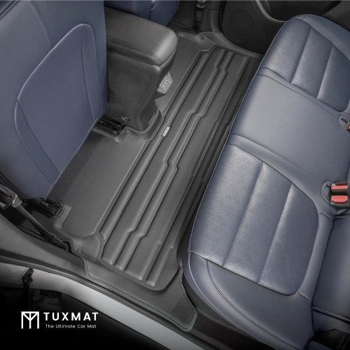 TuxMat - For Chevrolet Bolt EUV 2022-2023 Models - Custom Car Mats - Maximum Coverage, All Weather, Laser Measured - This Full Set Includes 1st and