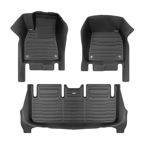 Image 1 de 10.. Tapis TuxMat - Pour les modèles Tesla Model S 2021-2026 - Tapis d'auto personnalisés - Couverture maximale, toutes saisons, mesurée au laser - Cet