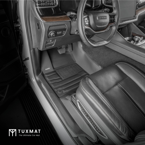 TuxMat - For Jeep Grand Wagoneer 7-Seater 2022-2026 Models - Custom Car Mats - Maximum Coverage, All Weather, Laser Measured - This Full Set Includes