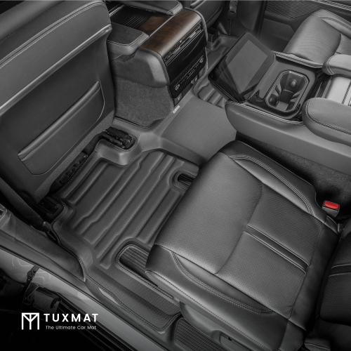 TuxMat - For Jeep Grand Wagoneer 7-Seater 2022-2026 Models - Custom Car Mats - Maximum Coverage, All Weather, Laser Measured - This Full Set Includes