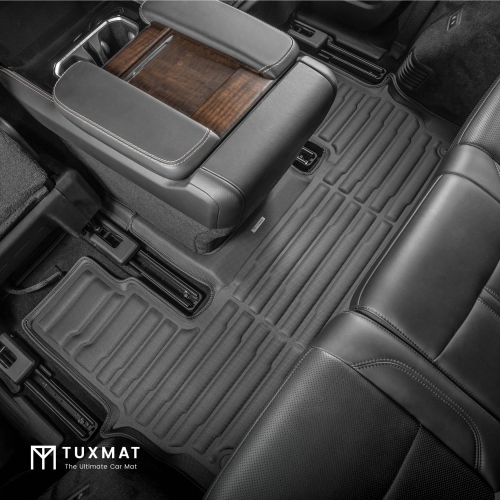 TuxMat - For Jeep Grand Wagoneer 7-Seater 2022-2026 Models - Custom Car Mats - Maximum Coverage, All Weather, Laser Measured - This Full Set Includes