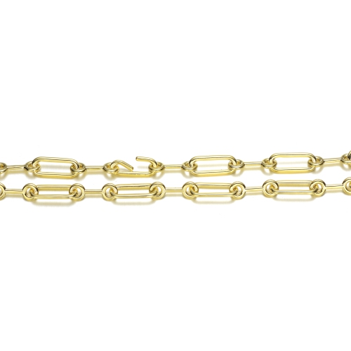Rozzato 14k Gold Plated Chain Necklace