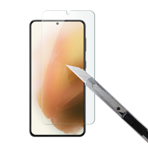 Protecteur d’écran en verre trempé [Shield] [9H ASAHI] d’Uolo pour Galaxy S22+ de Samsung | Étui facile à installer