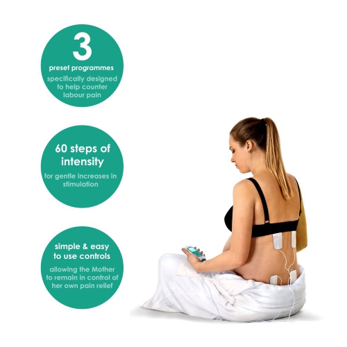 TensCare Perfect MamaTENS Maternity TENS Machine for Natural Pain Relief During Labour & Delivery