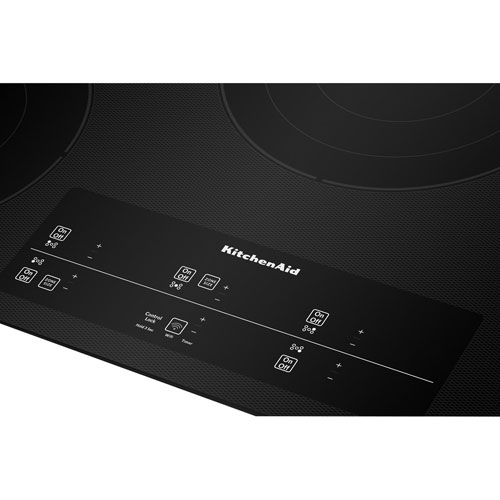 KitchenAid 36" 5-Element Electric Cooktop - Black