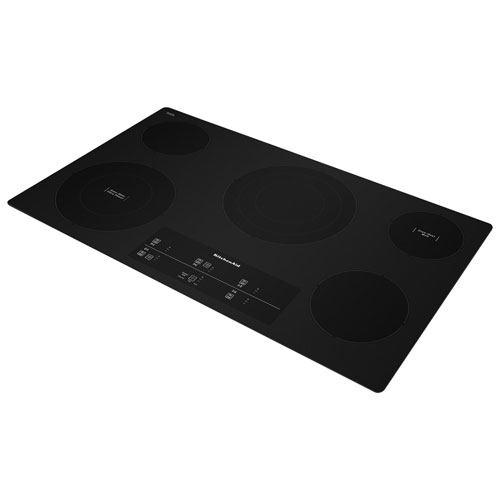 KitchenAid 36" 5-Element Electric Cooktop - Black