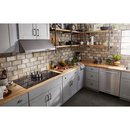 KitchenAid 36" 5-Element Electric Cooktop - Black