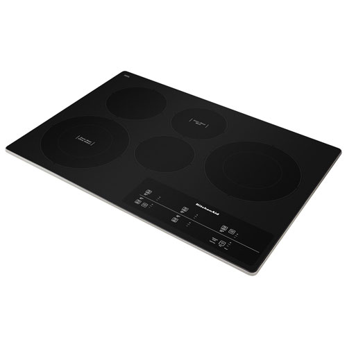 Surface de cuisson électrique 5 éléments 30 po de KitchenAid - Acier inoxydable
