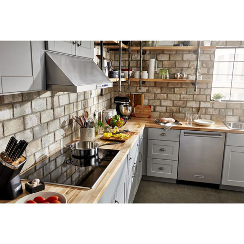 Surface de cuisson électrique 5 éléments 30 po de KitchenAid - Acier inoxydable