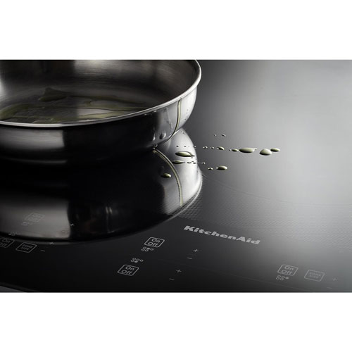 Surface de cuisson électrique de 30 po à 5 éléments de KitchenAid - Noir