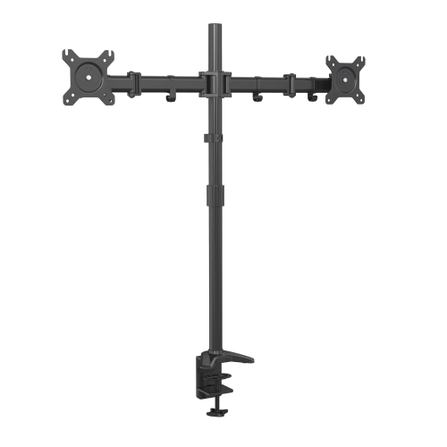 SHOPPINGALL Fully Adjustable Dual Monitor Standing Mount Extra Tall 31.5" Pole for Two Displays up to 32" - SA-D290