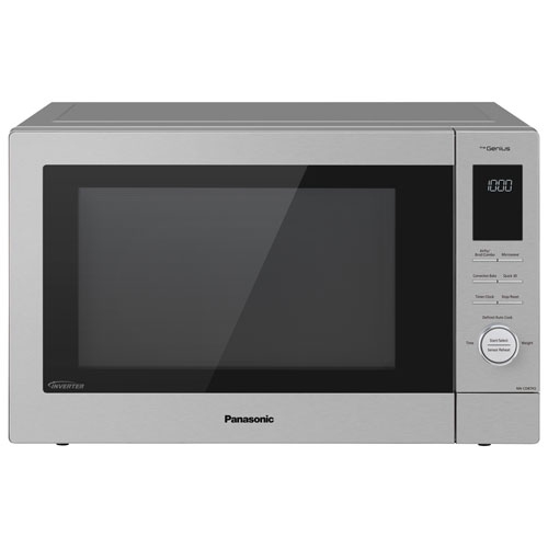 Open Box - Panasonic Genius 4-in-1 1.2 Cu. Ft. Microwave w/ Air Fryer - Stainless Steel