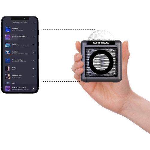 Machine à karaoké T12 d’EISE pour enfants avec microphone et haut-parleur, microphone, haut-parleur Bluetooth