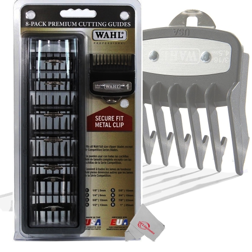 Wahl 8-Pack Premium Cutting Guides Fits All Wahl Full Size Clipper Blades