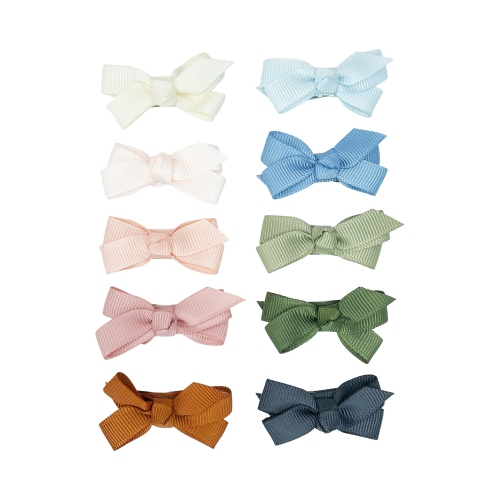 Baby Wisp - Chelsea Bow Snap Clips - 10pk - I Do