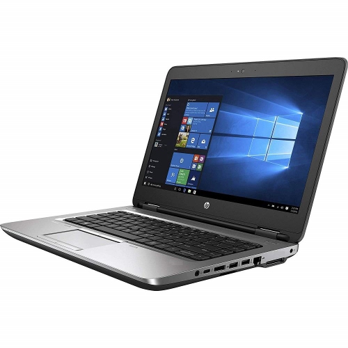 Refurbished - HP ProBook 640 G2 14" Anti-Glare Business Laptop: Intel Core i5-6300U 2.4GHz, 16GB DDR4 Memory, 128GB m.2 SATA SSD, Webcam, Win 11 Pro