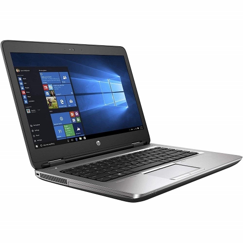 Refurbished - HP ProBook 640 G2 14" Anti-Glare Business Laptop: Intel Core i5-6300U 2.4GHz, 16GB DDR4 Memory, 128GB m.2 SATA SSD, Webcam, Win 11 Pro