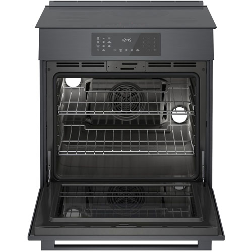 Bosch 30" 4.6 Cu. Ft. True Convection Slide-In Induction Range - Black Stainless