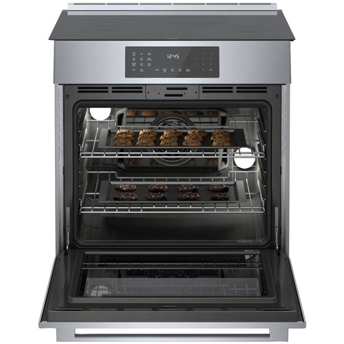 Bosch 30" 4.6 Cu. Ft. True Convection Slide-In Induction Range - Stainless Steel