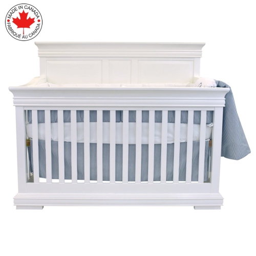 Bebelelo 5 Pieces Baby Bedding Set - Nursery Crib Set of Comforter, Quilt Cover, Safety Pad, Fitted Sheet and Skirt for Kids, Boys, Girls,