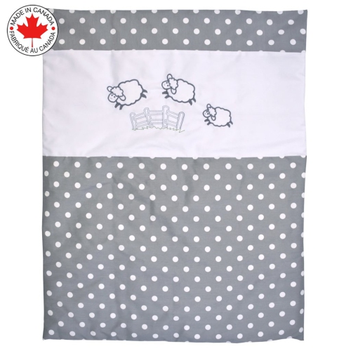 Ensemble de literie pour berceau de bébé Bebelelo pour garçons et filles - Ensemble de literie pour bébé 5 pièces