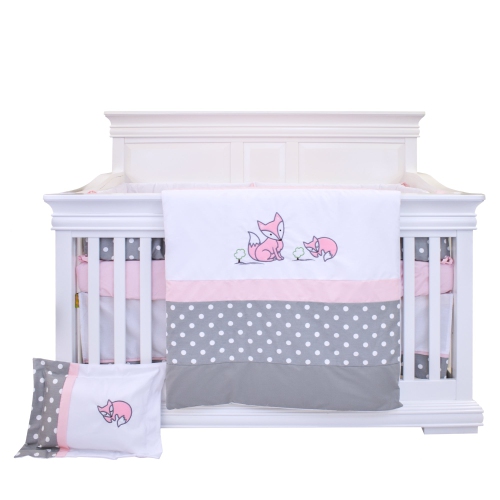 Ensemble de literie pour berceau de bébé Bebelelo pour garçons et filles - Ensemble de literie pour bébé 7 pièces