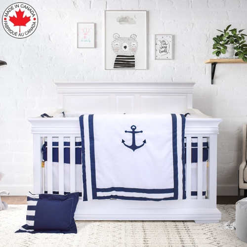 Navy blue baby bedding cheap sets