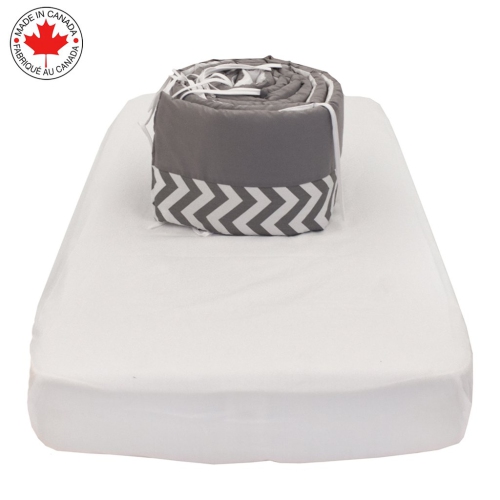 Ensemble de literie pour berceau de bébé Bebelelo pour garçons et filles - Ensemble de literie pour bébé 7 pièces