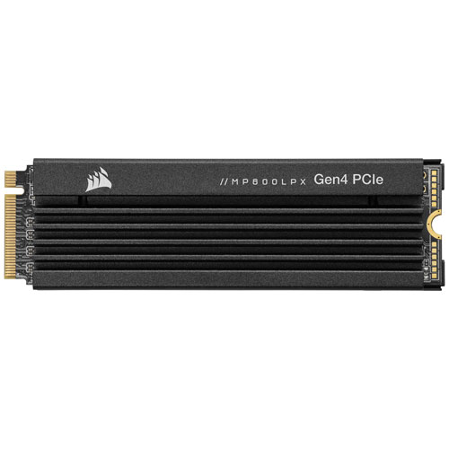 SSD interne MP600 Pro LPX 2 To M.2 NVMe PCI-e avec dissipateur thermique de Corsair - Optimisé pour la PS5