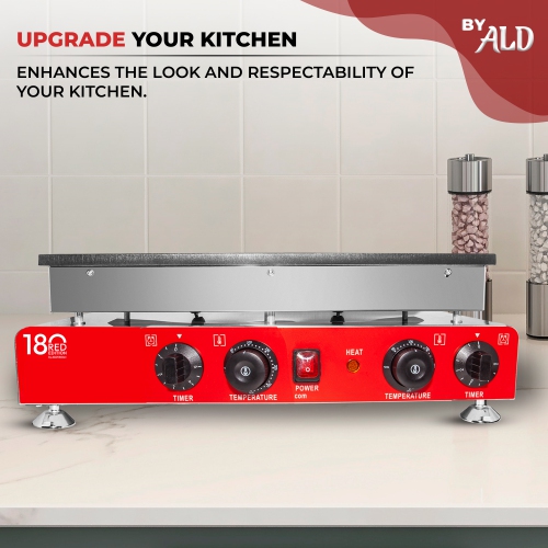 AR-2280 Mini Dutch Pancake Maker | 50 Poffertjes | Dual Thermostat | 110V