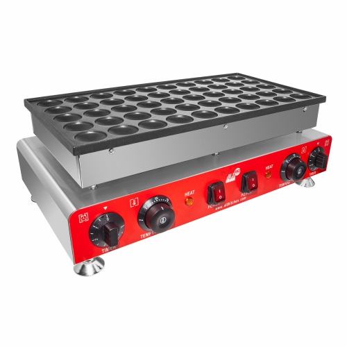 AR-2280 Mini Dutch Pancake Maker | 50 Poffertjes | Dual Thermostat | 110V