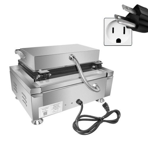 Taiyaki Fish Waffle Maker | Commercial Taiyaki Machine | Fish Shaped Waffles Taiyaki Maker | 6 Waffles | Stainless Steel | 110V