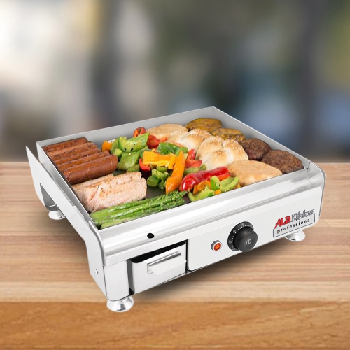 AP-412 Flat Top Griddle | Teppanyaki Grill with Manual Control | 110V