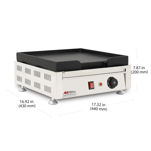 AP-445 Electric Griddle | Teppanyaki Grill with Nonstick Coating | 110V