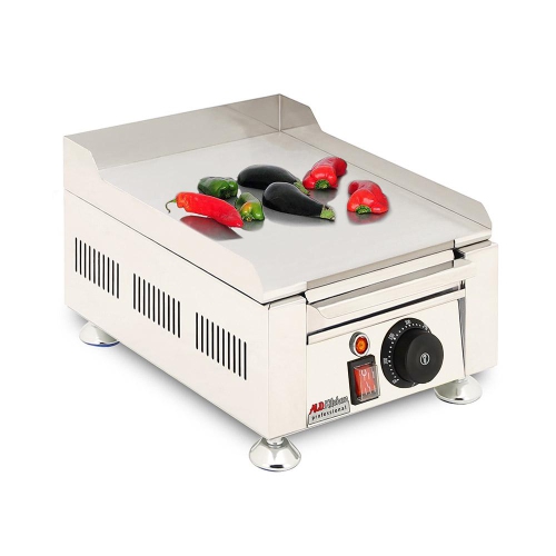 ALDKITCHEN  Ap-413 Flat Top Griddle | Compact Teppanyaki Grill With Scapula | Manual Control | 110V