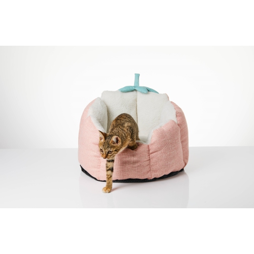 PETKIT Strawberry Bed, Bed for Cats, Cat Bed, Durable Pet Bed, Easy Wash Pet Bed, Soft Pet Bed