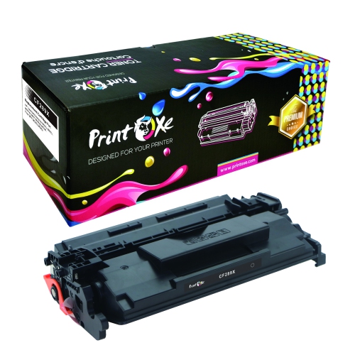 PRINTOXE® CF289X |Without Chips| 2 Toners Compatible with HP High Yield CF289A 10K Pages for LaserJet Enterprise M507x M507n M507dn and MFP M528dn