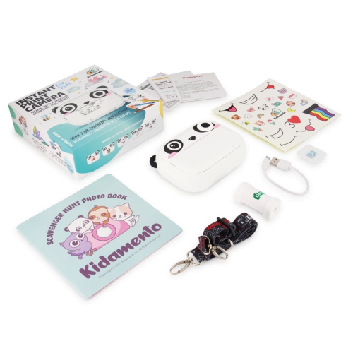 Kidamento Kids Instant Print Digital Camera & Camcorder - Model P - Koko the Panda